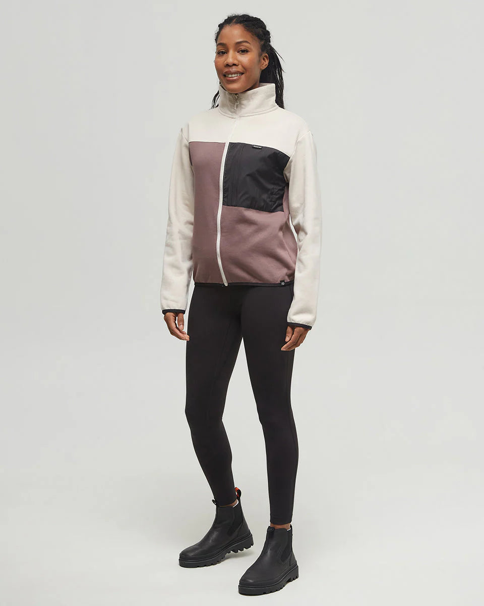 TENTREE Women's SeaFleece Contrast Full Zip