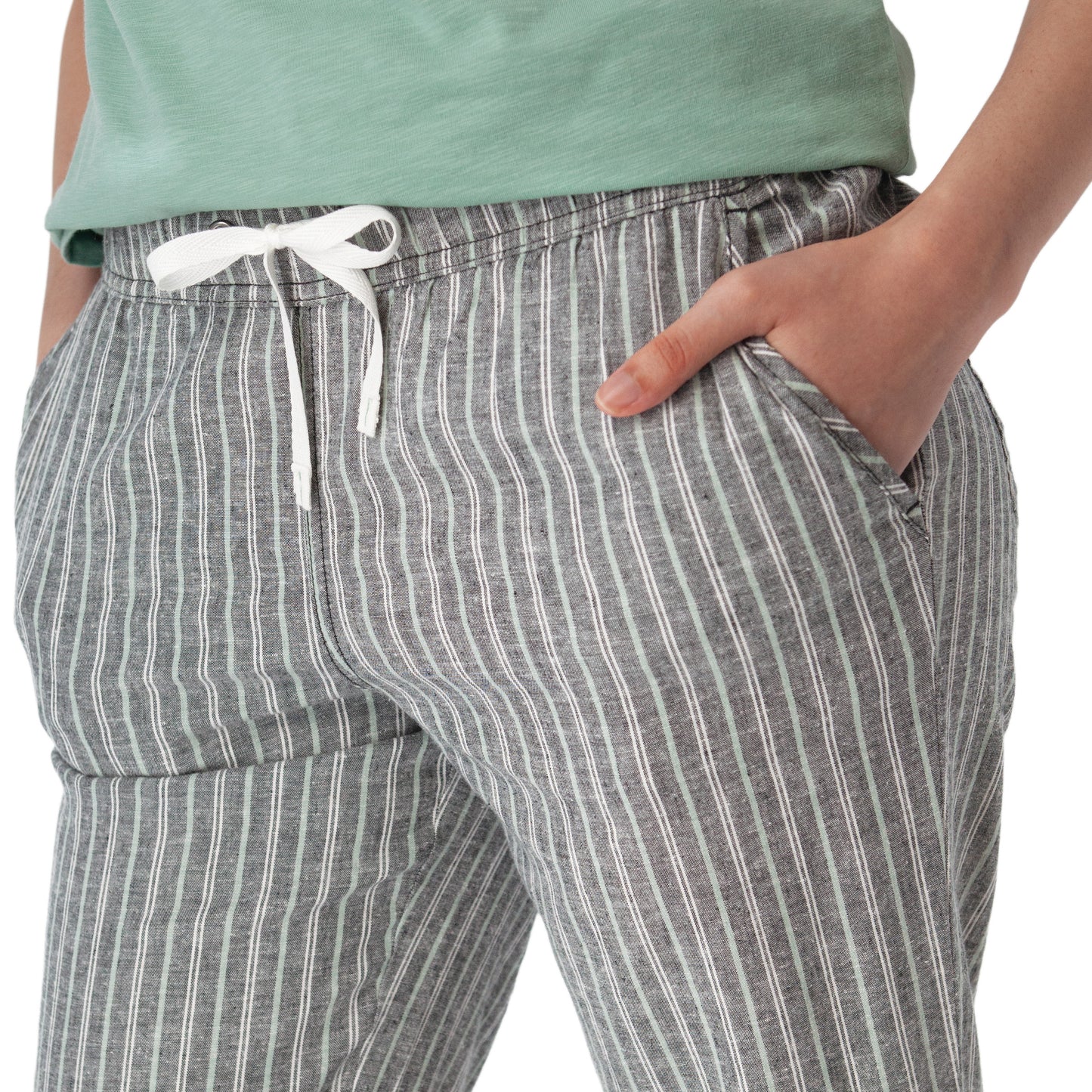 AVENTURA Breezy Striped Pull On Pant