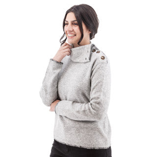 AVENTURA Solitude Button Collar Sweater