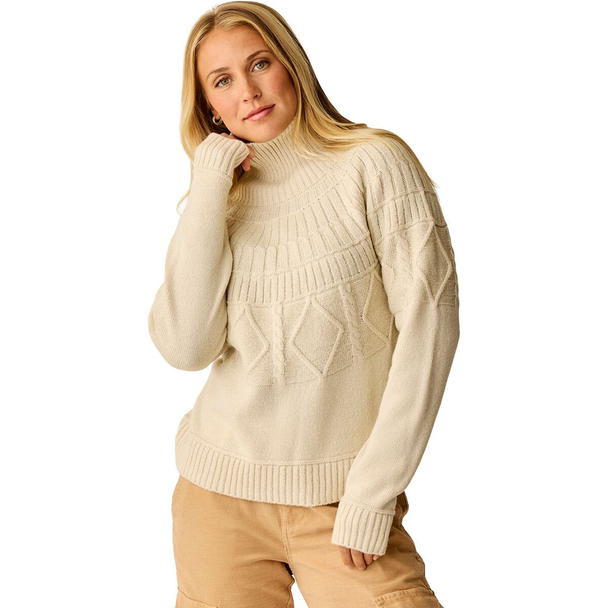 CARVE Neve Cable Turtleneck