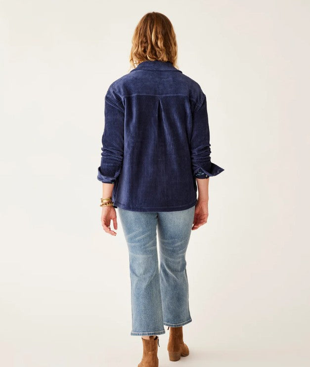 CARVE DESIGNS Hudson Stretch Cord Shacket