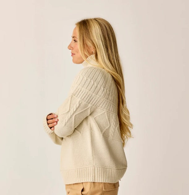 CARVE Neve Cable Turtleneck