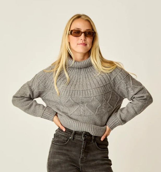 CARVE Neve Cable Turtleneck