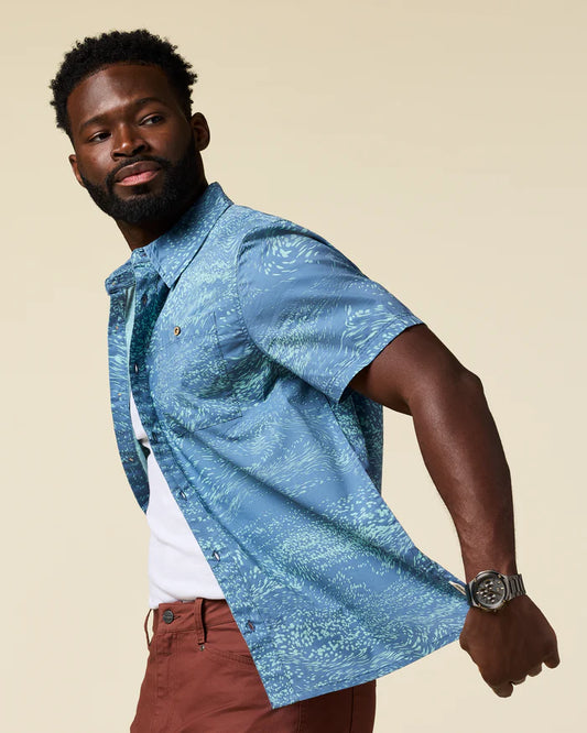 COTOPAXI Estival Button Up Shirt - Print Men's