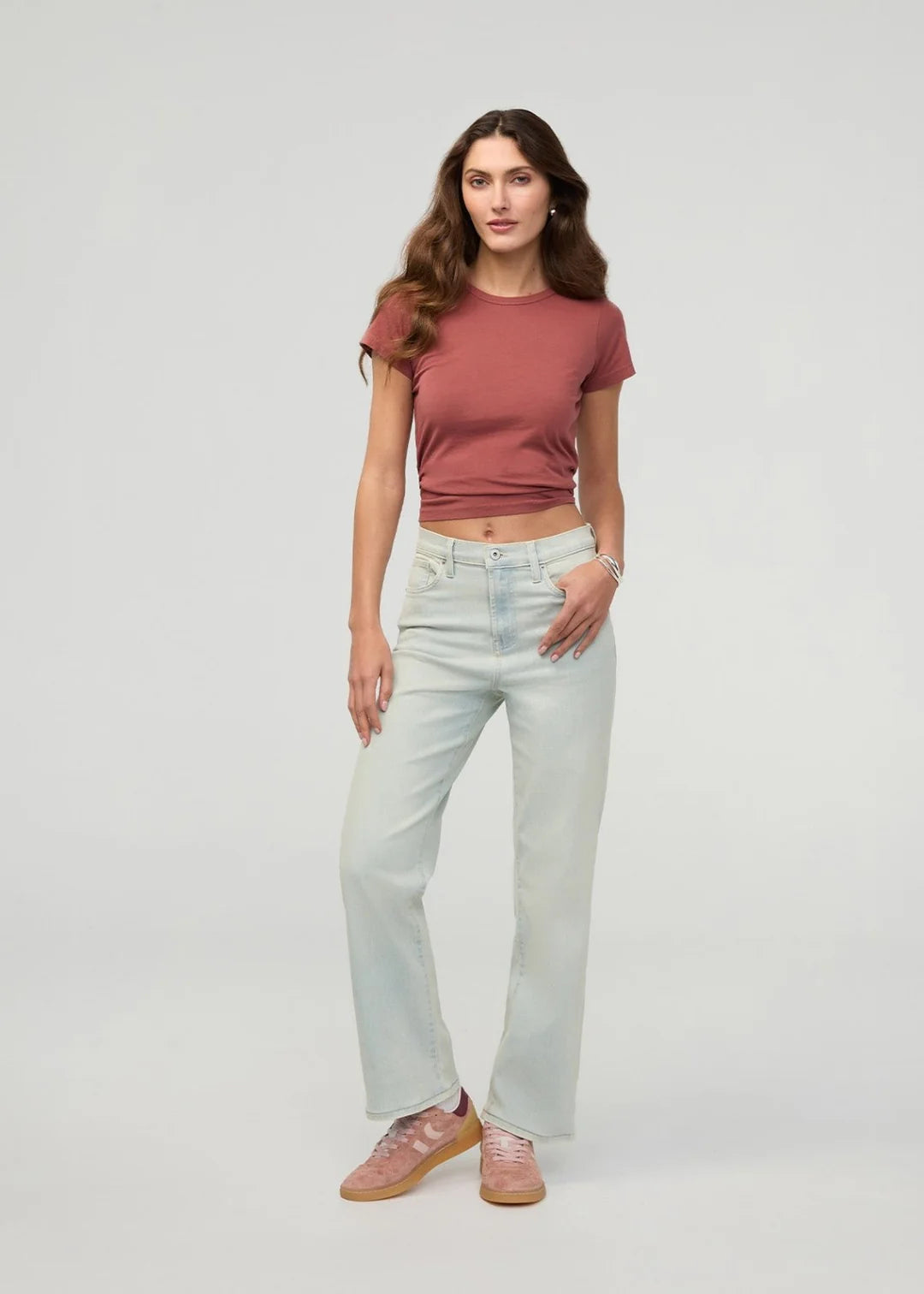 DUER Performance Denim+ High Rise Straight Women's