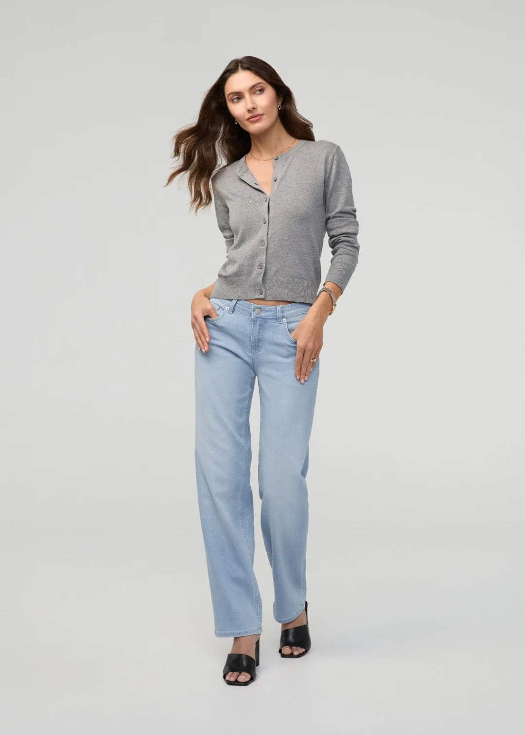 DUER Performance Denim Mid Rise Straight Women's