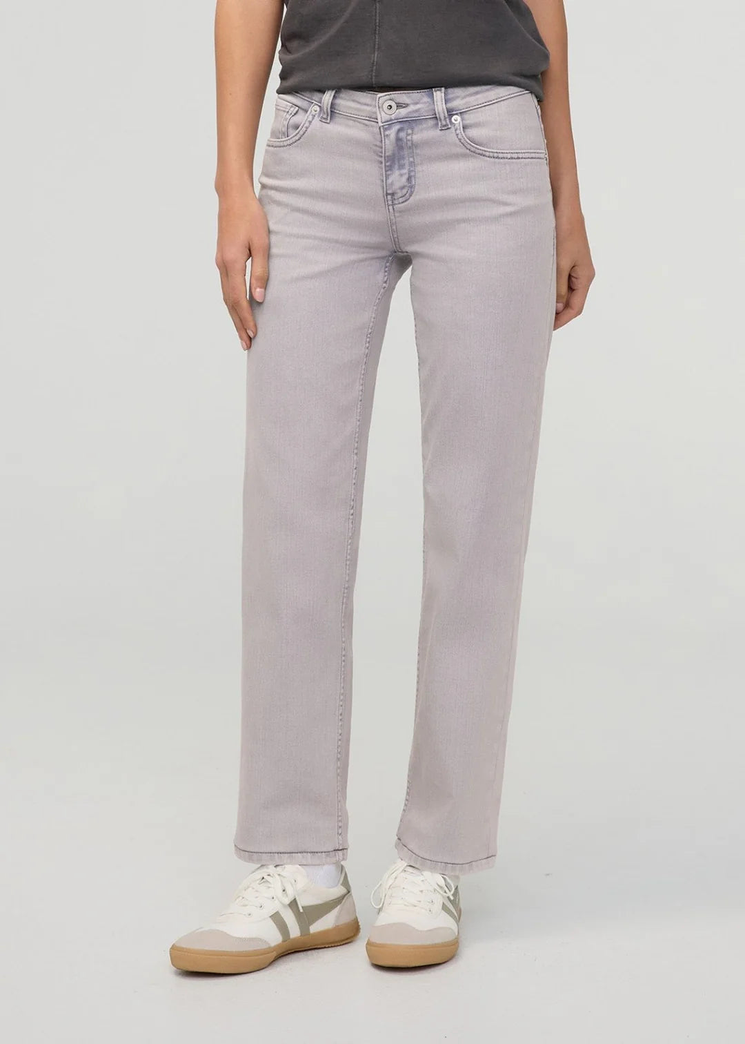 DUER Performance Denim Mid Rise Straight Women's
