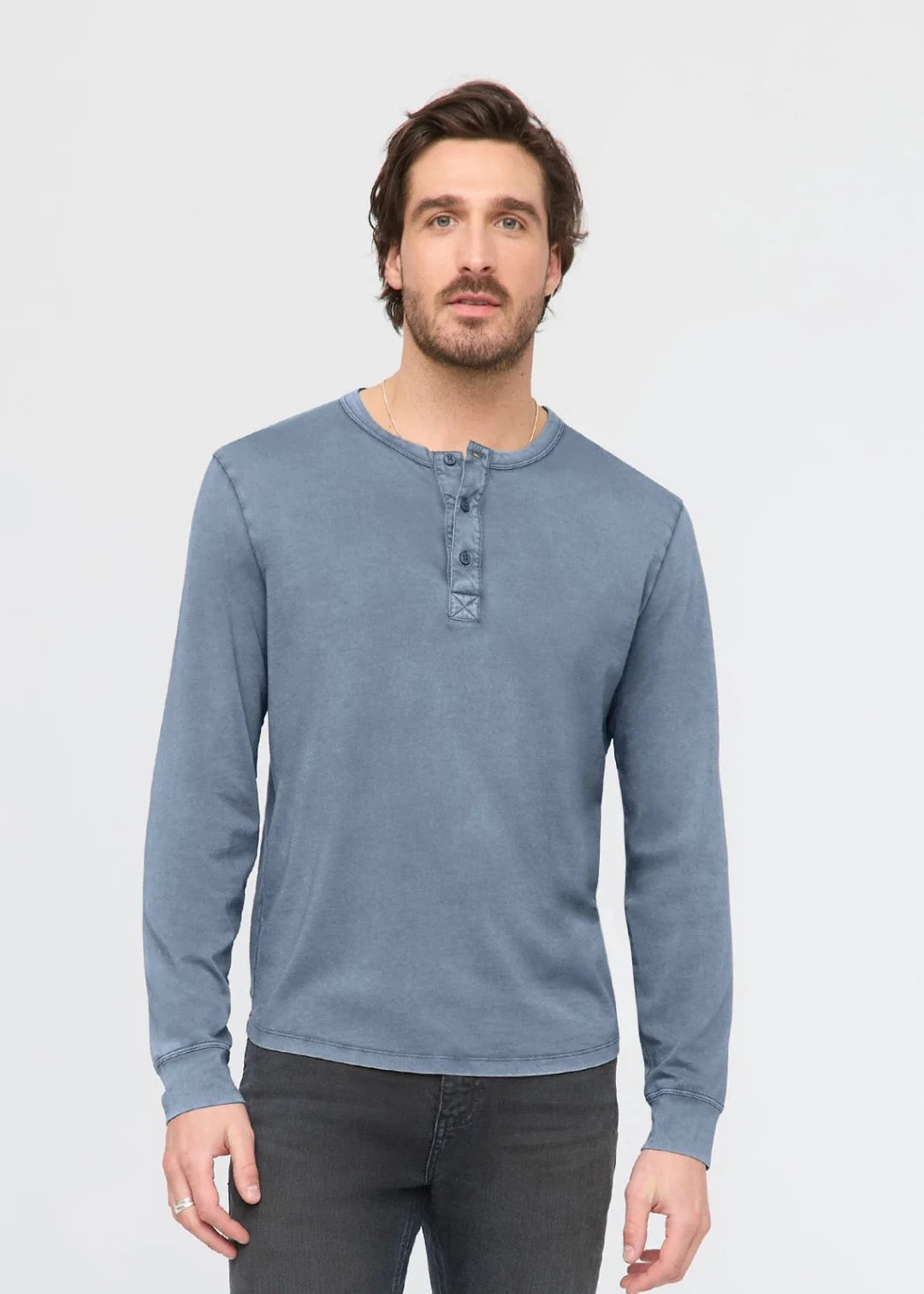 DUER PurePima Vintage Henley Men's