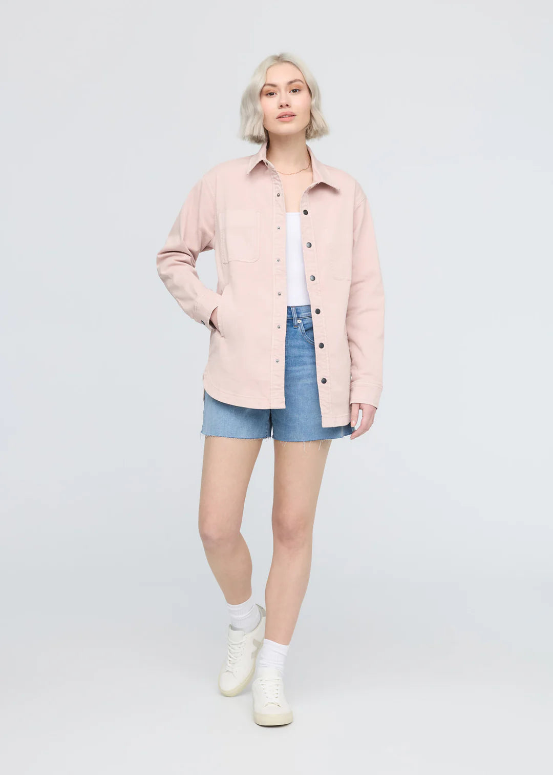 DUER  Lux Twill Overshirt Women's