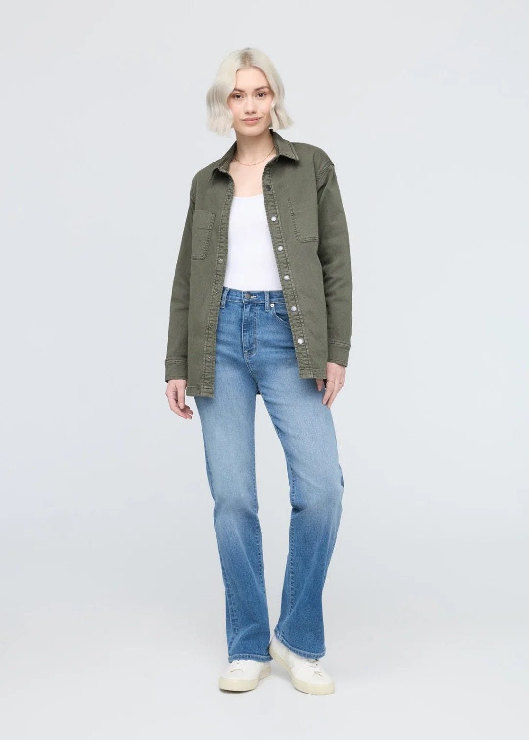 DUER  Lux Twill Overshirt Women's