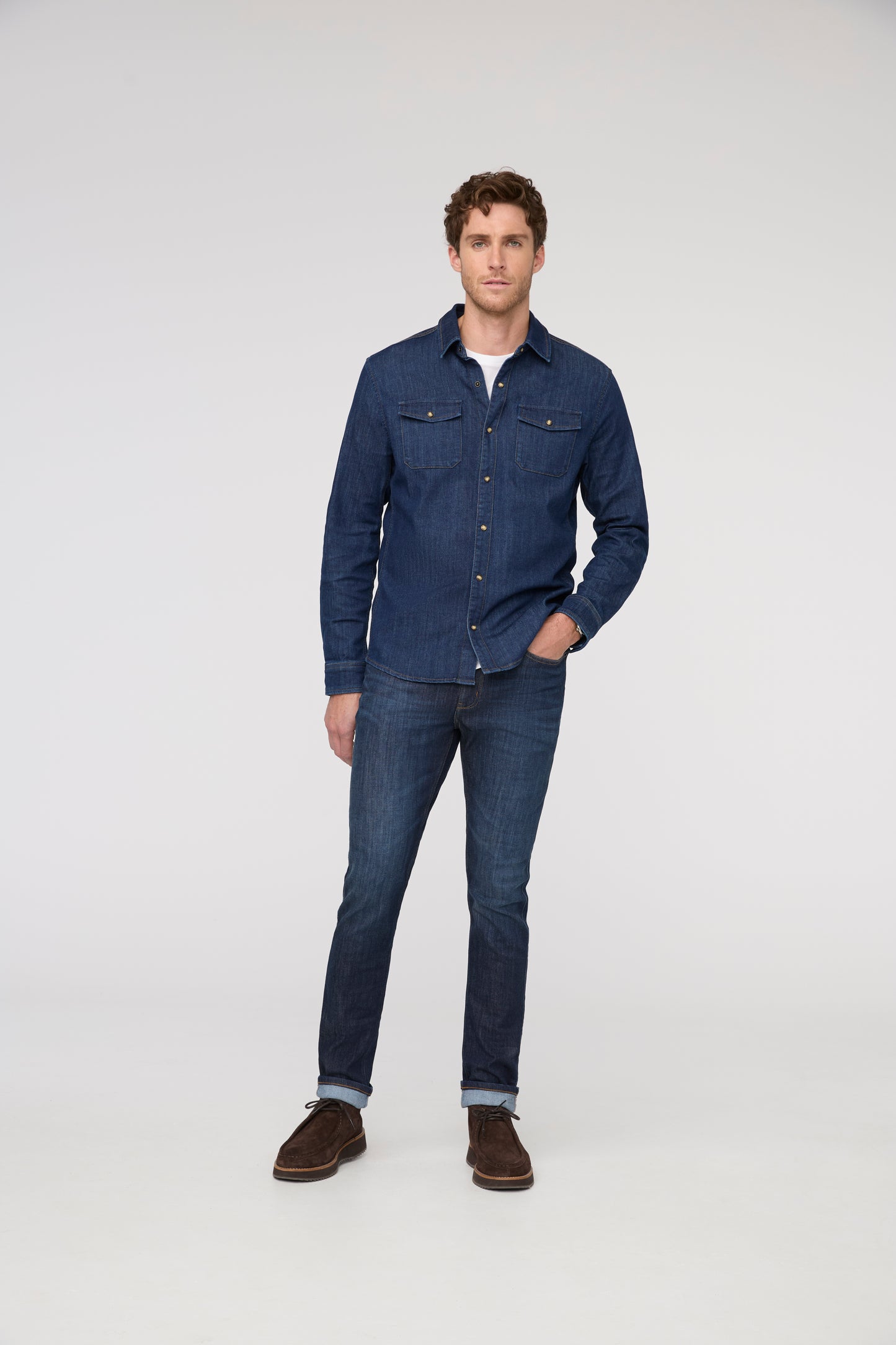 DUER Performance Denim Lite Two-Pocket Shirt  Men's