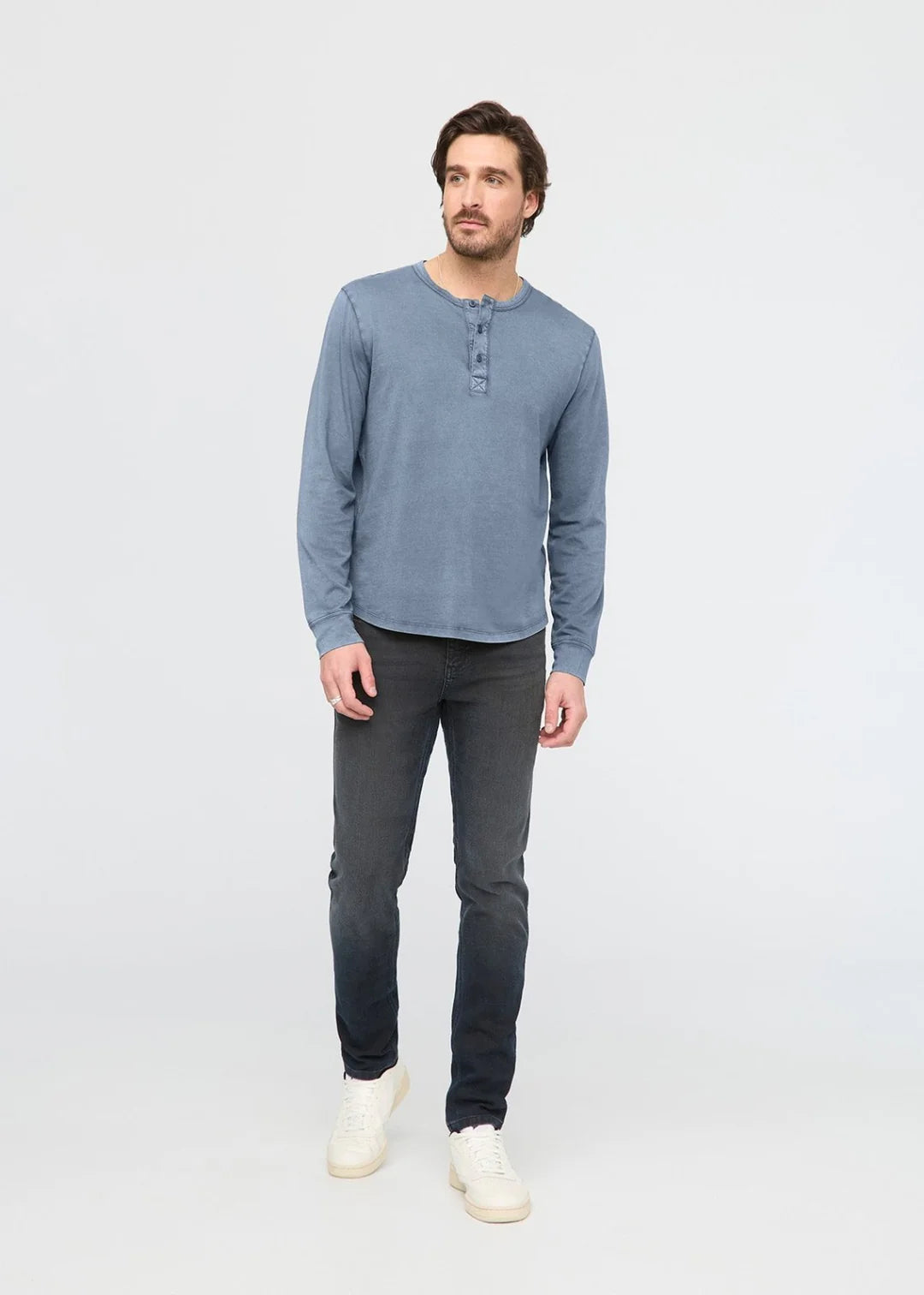 DUER PurePima Vintage Henley Men's