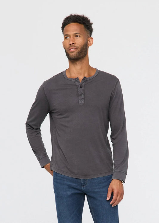 DUER PurePima Vintage Henley Men's