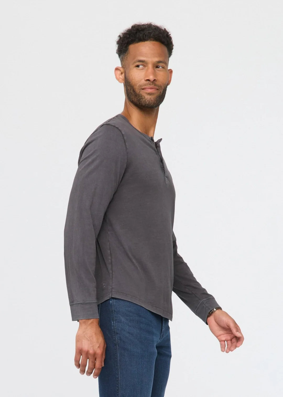 DUER PurePima Vintage Henley Men's