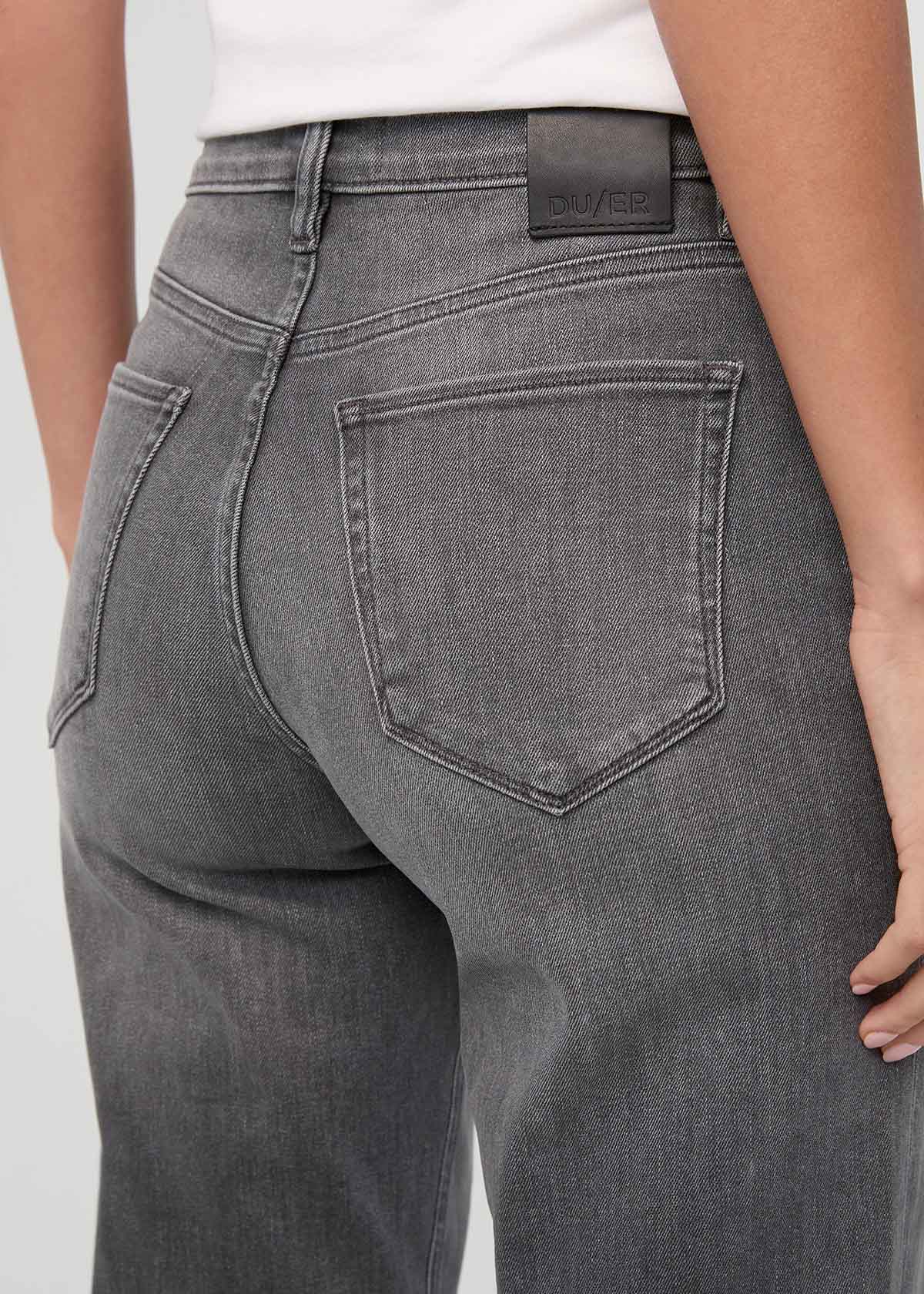 DUER Performance Denim+ High Rise Straight Women's