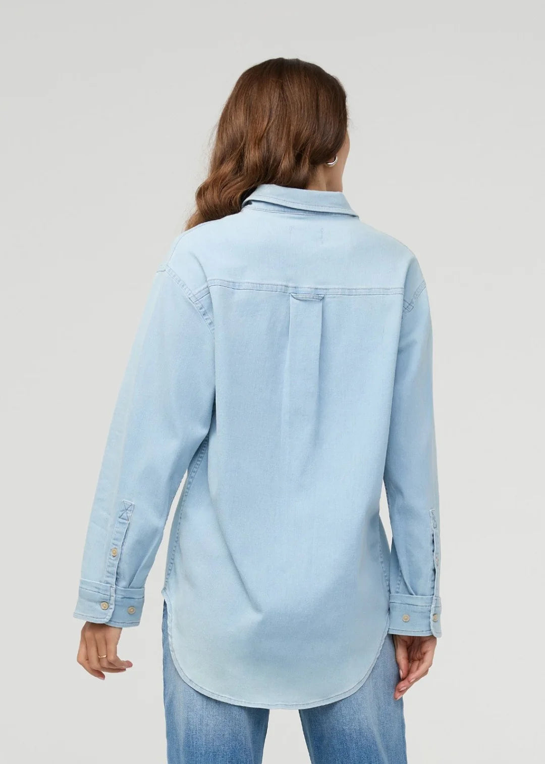 DUER Performance Denim Lite Relaxed Button Down Women's