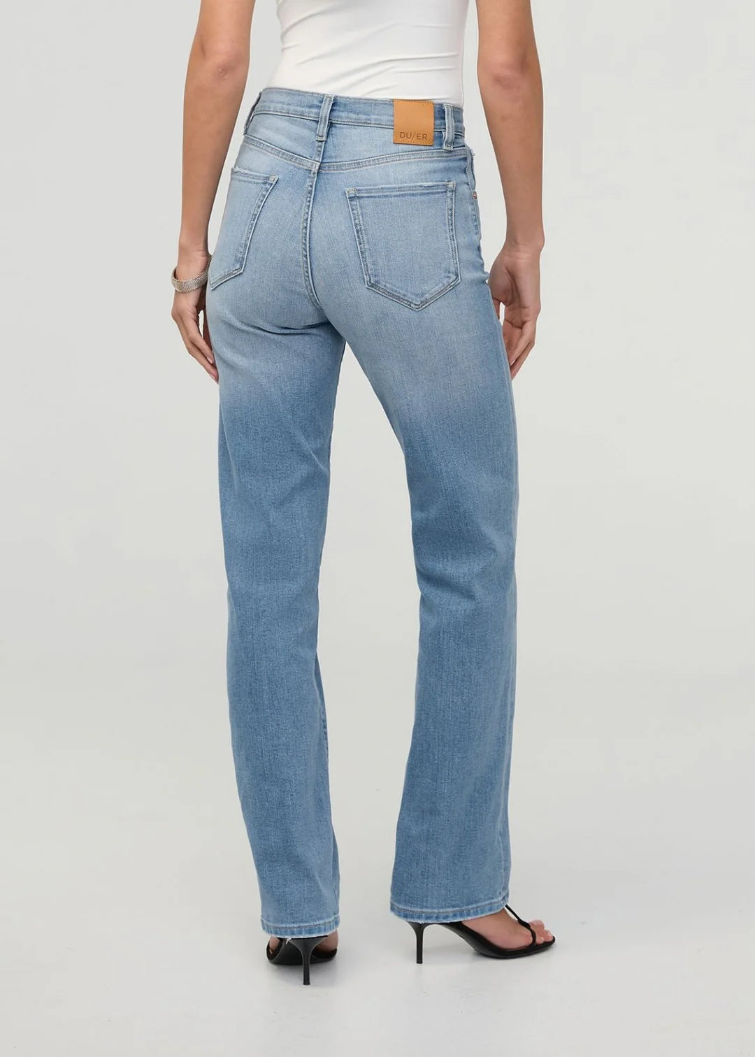 DUER Performance Denim+ High Rise Straight Women's