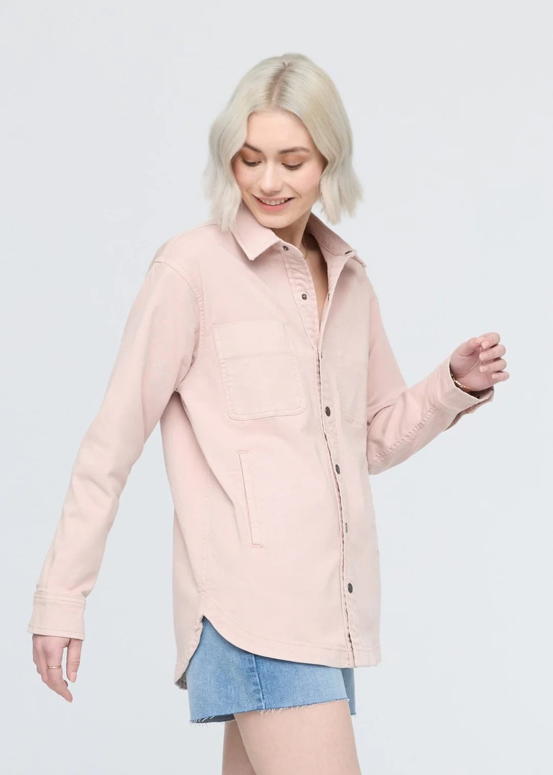 DUER  Lux Twill Overshirt Women's