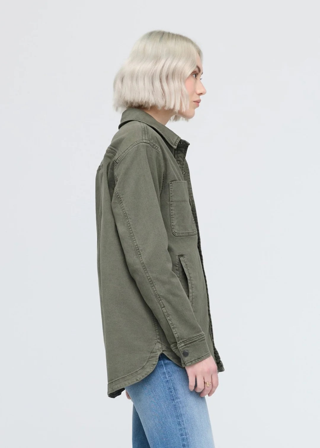 DUER  Lux Twill Overshirt Women's