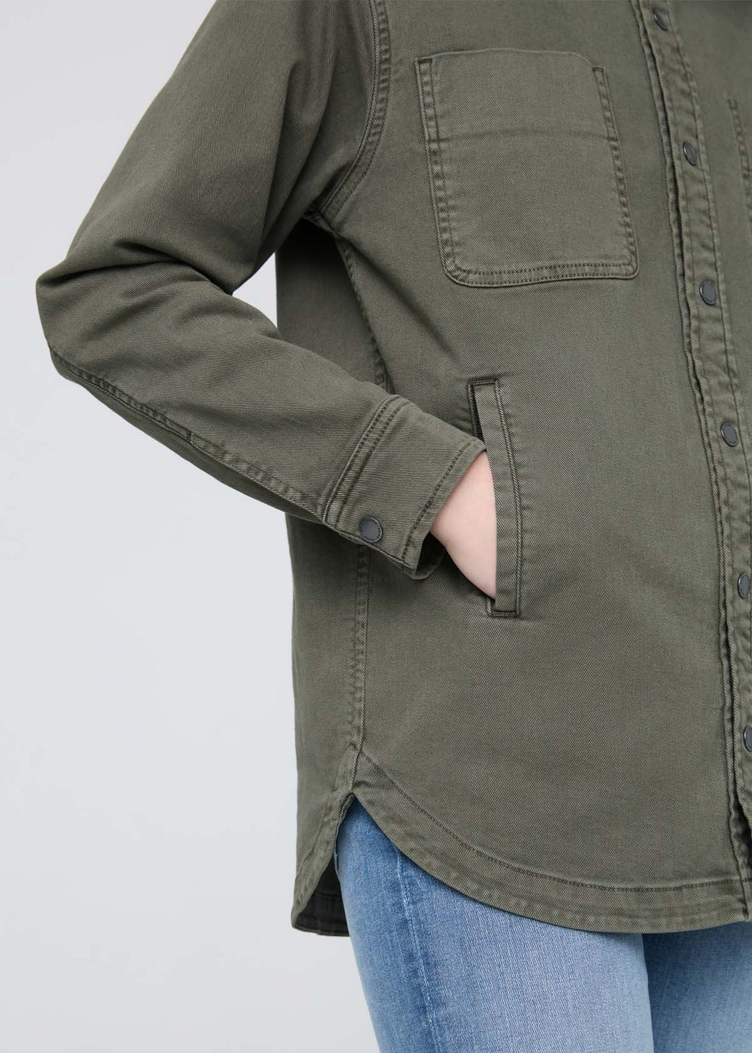 DUER  Lux Twill Overshirt Women's
