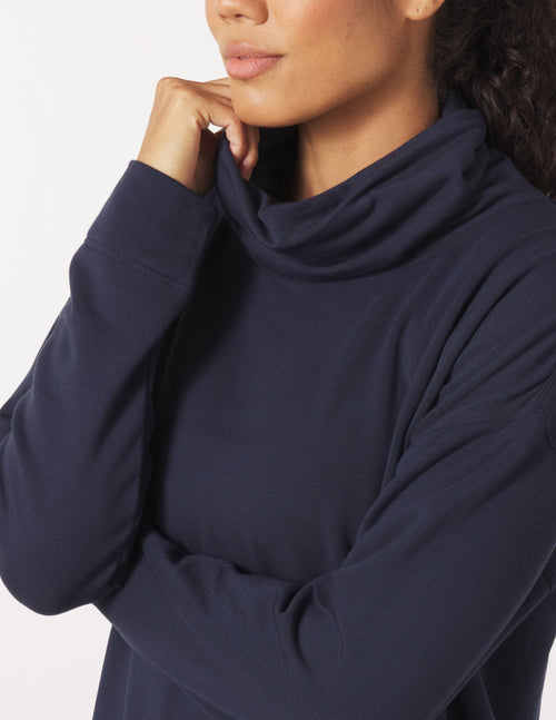 GLYDER Scarf Neck Tunic Women's