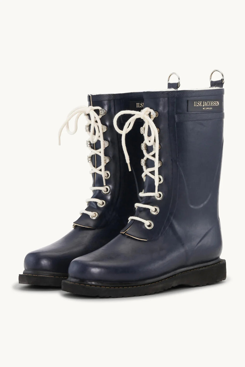 ILSE JACOBSEN 3/4 Rubber Boot Mid Lace Up Rub 15