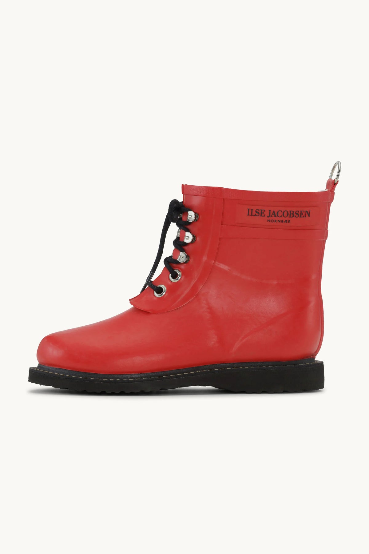 ILSE JACOBSEN Short Rubber Boot Laceup Rub 02