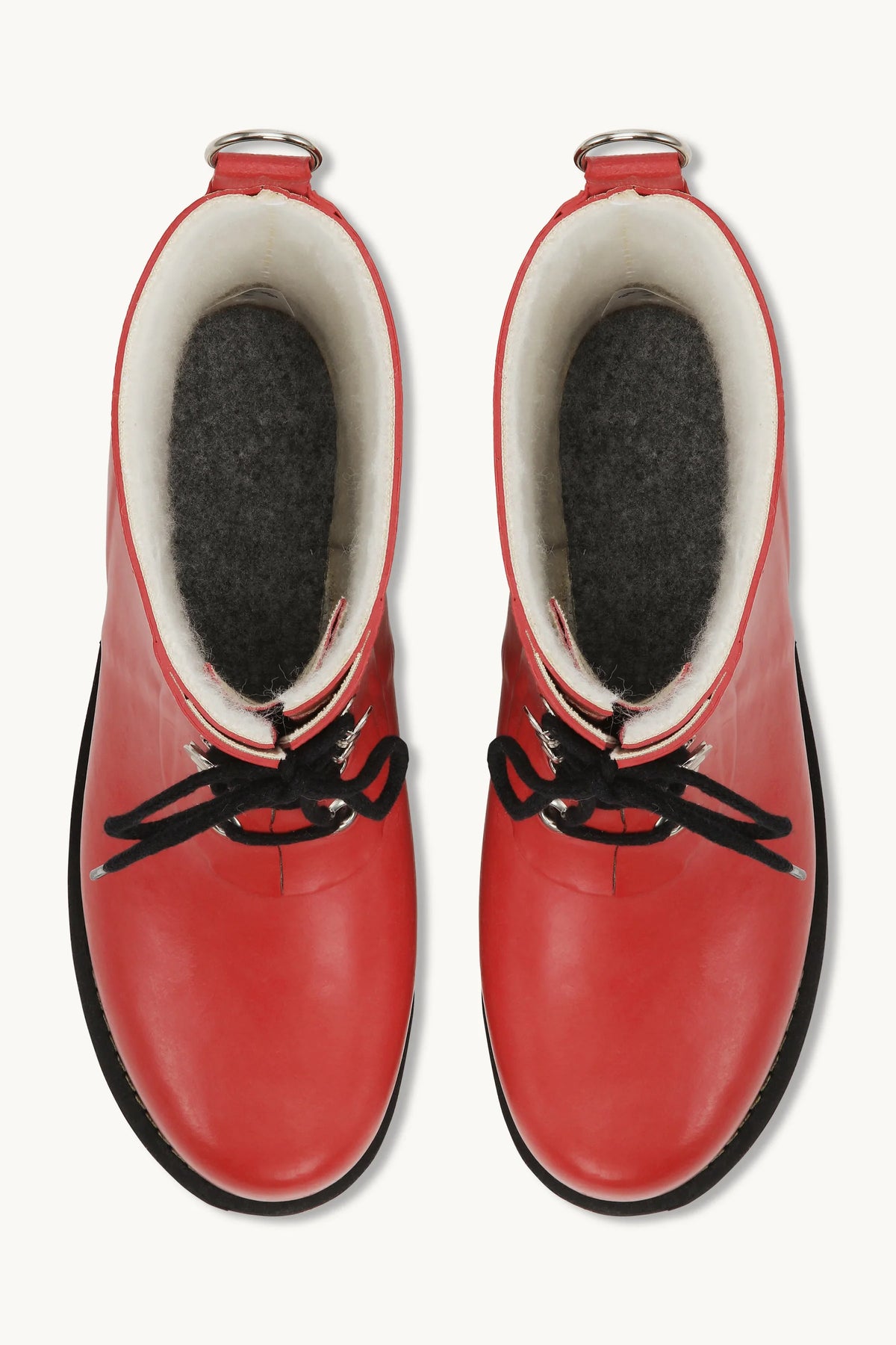 ILSE JACOBSEN Short Rubber Boot Laceup Rub 02