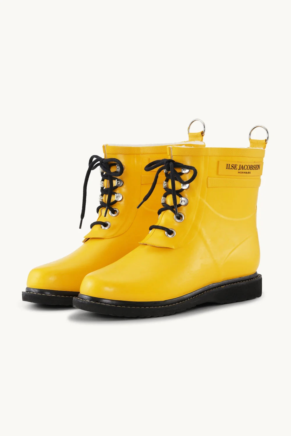 ILSE JACOBSEN Short Rubber Boot Laceup Rub 02