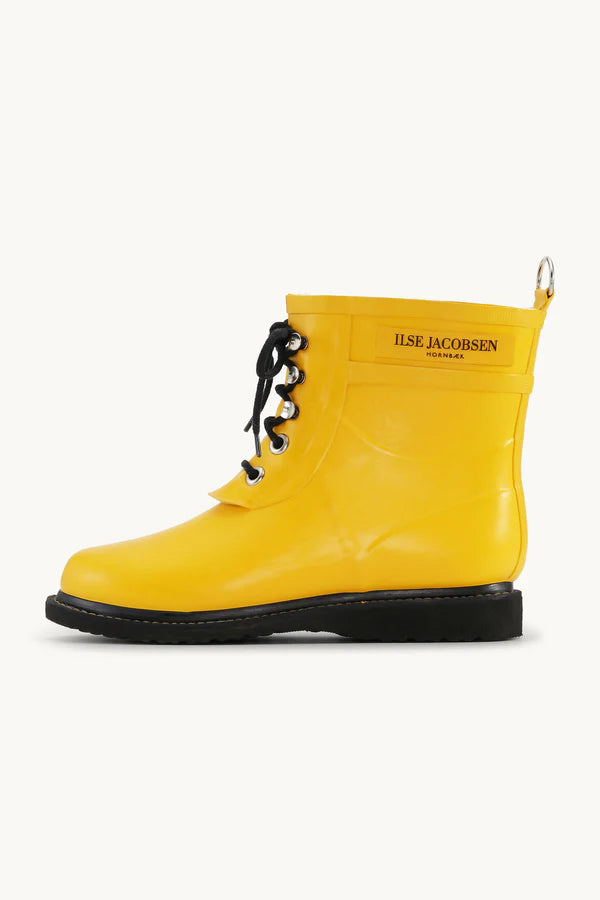 ILSE JACOBSEN Short Rubber Boot Laceup Rub 02