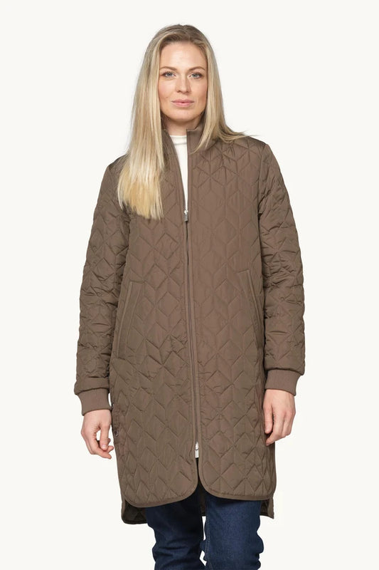 ILSE JACOBSEN Padded Quilted Coat Art 06