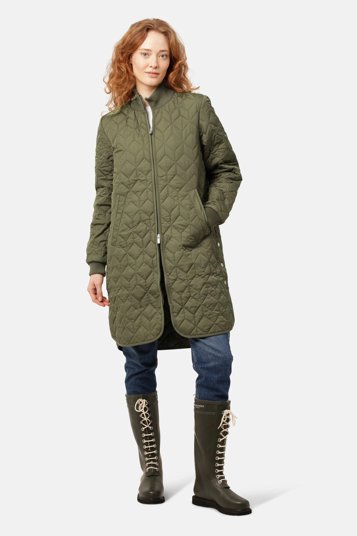 ILSE JACOBSEN Padded Quilted Coat Art 06 ONLINE ONLY