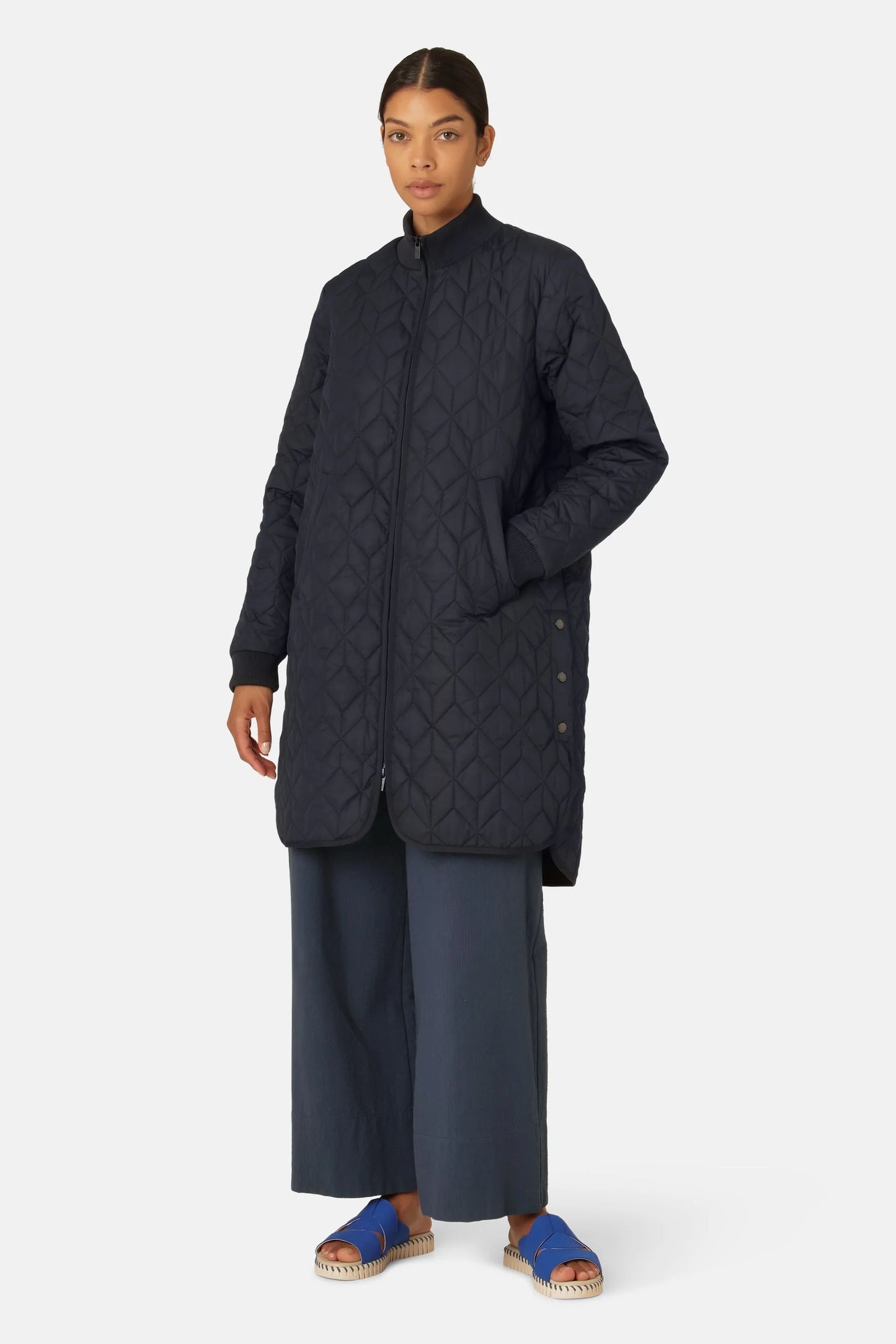 ILSE JACOBSEN Art 06 Padded Quilted Coat