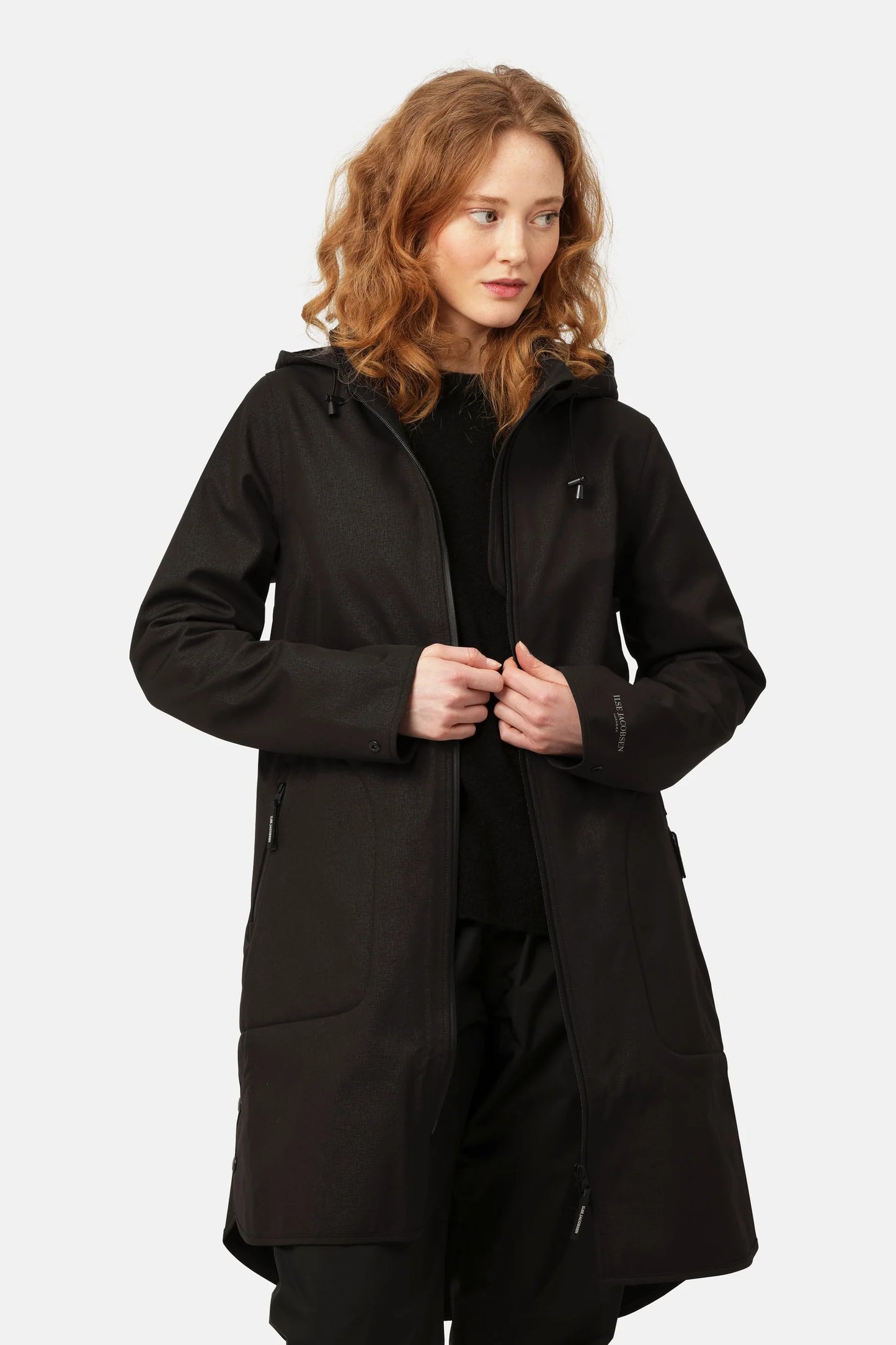 ILSE JACOBSEN Softshell Raincoat A-line Rain 128