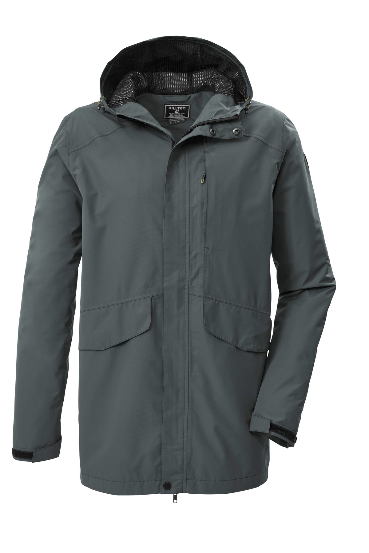 KILLTEC Waterproof Jacket with Hood - Long 44064 Men's