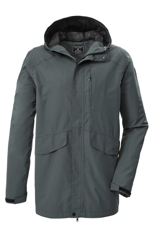 KILLTEC Waterproof Jacket with Hood - Long 44064 Men's
