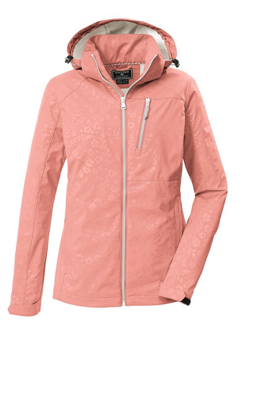 KILLTEC Waterproof Floral Softshell Jacket with Hood 44008 Women's