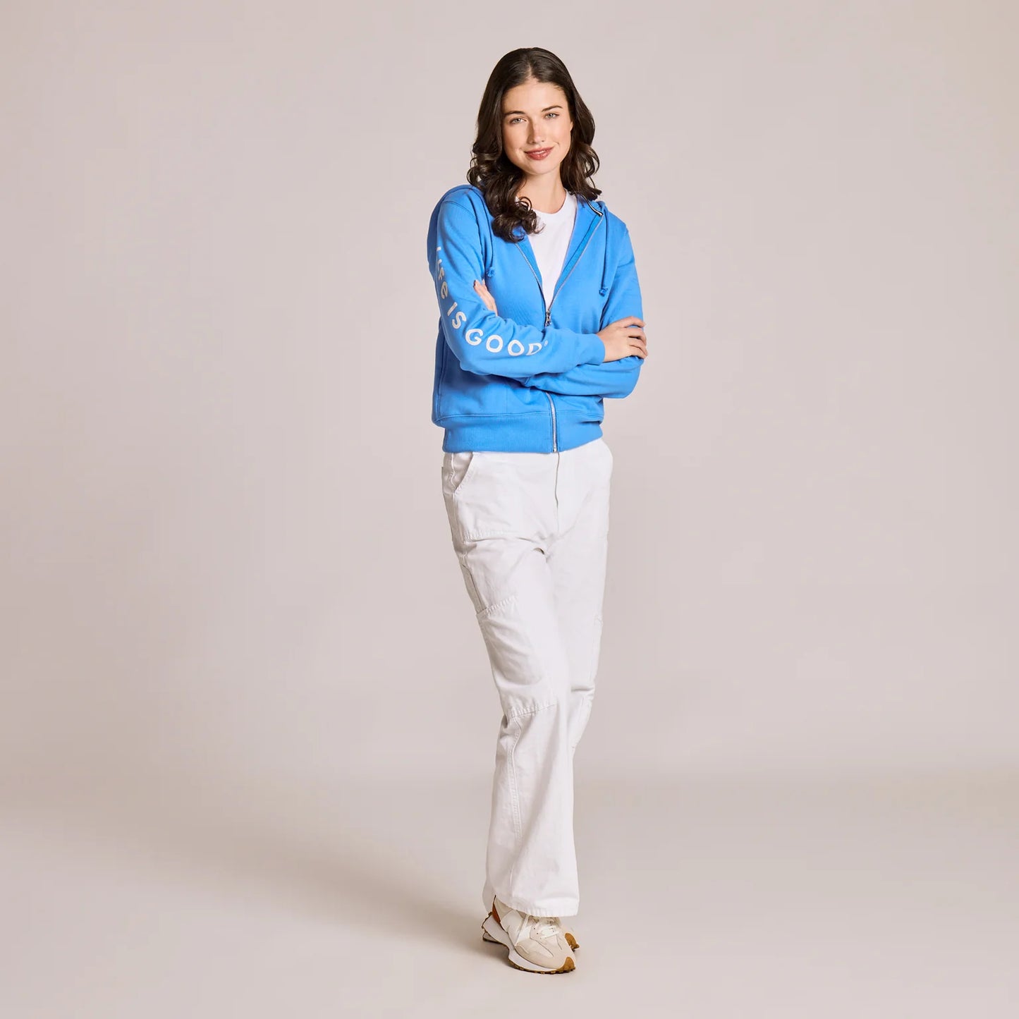 LIFE IS GOOD Good Vibes Zip Hoodie
