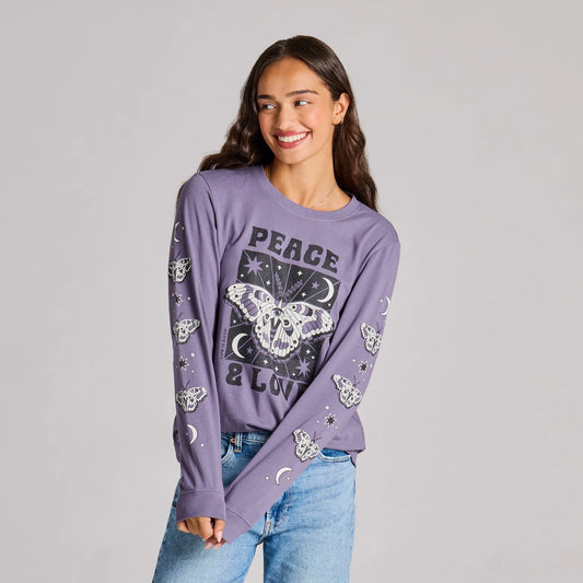 LIFE IS GOOD Long Sleeve Crusher Tee Women's