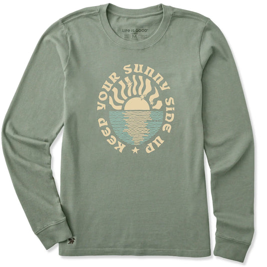 LIFE IS GOOD Long Sleeve Crusher Tee Women's