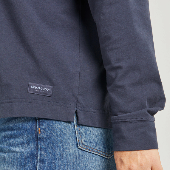 LIFE IS GOOD Crusher-Flex Collared Pullover