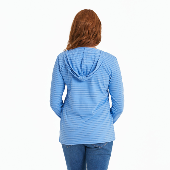 LIFE IS GOOD Sun Rainbow Long Sleeve Crusher