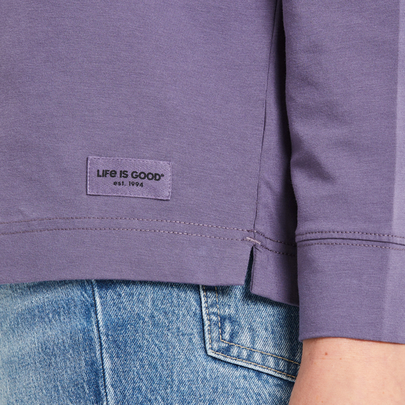 LIFE IS GOOD Crusher-Flex Collared Pullover