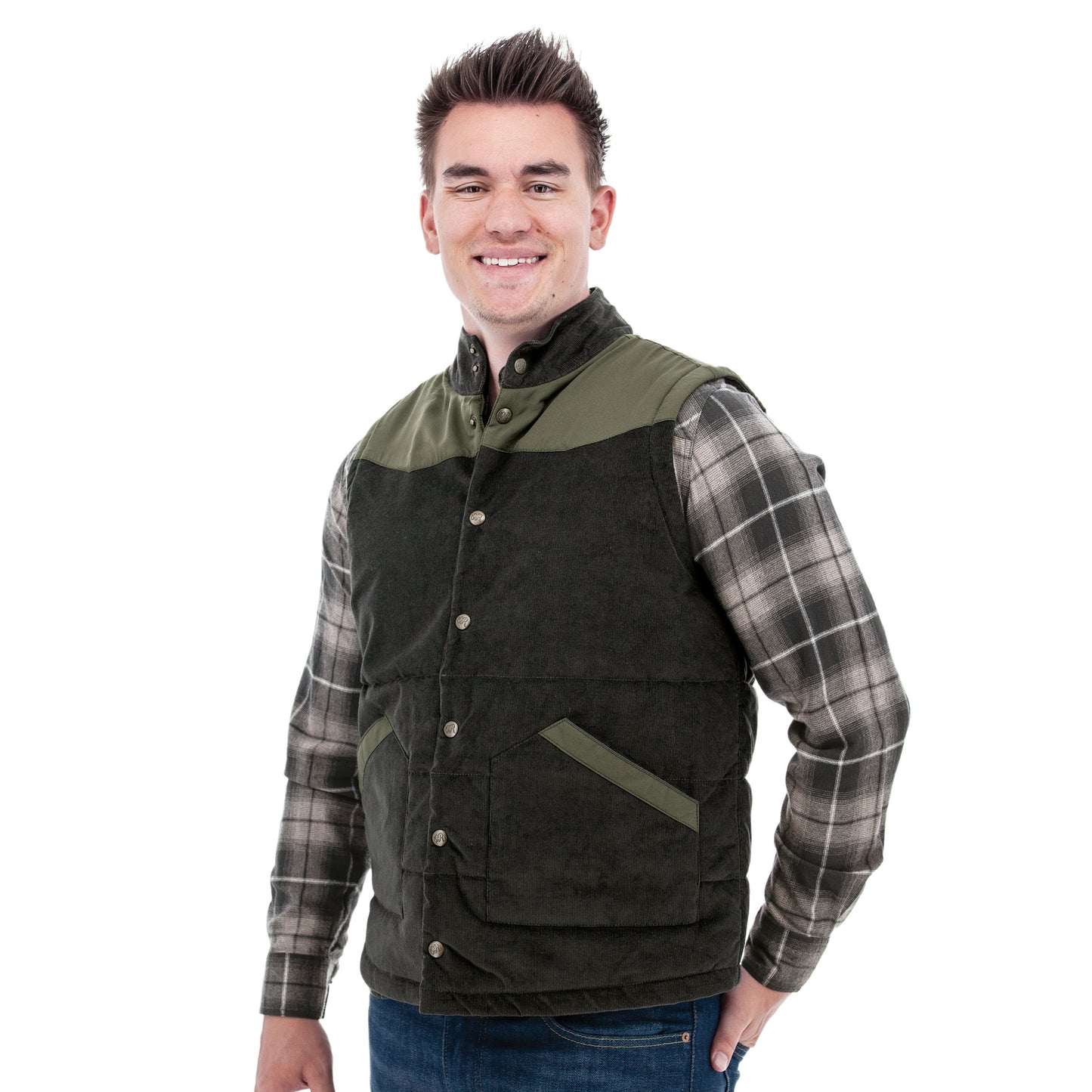 OLD RANCH BRANDS Reese Quilted Cord Vest