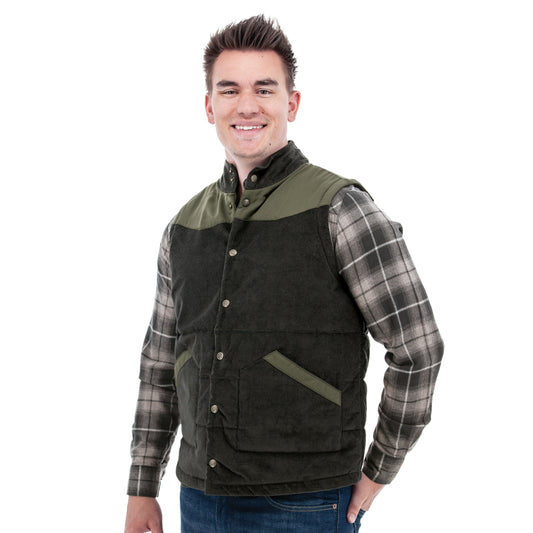 OLD RANCH BRANDS Reese Quilted Cord Vest