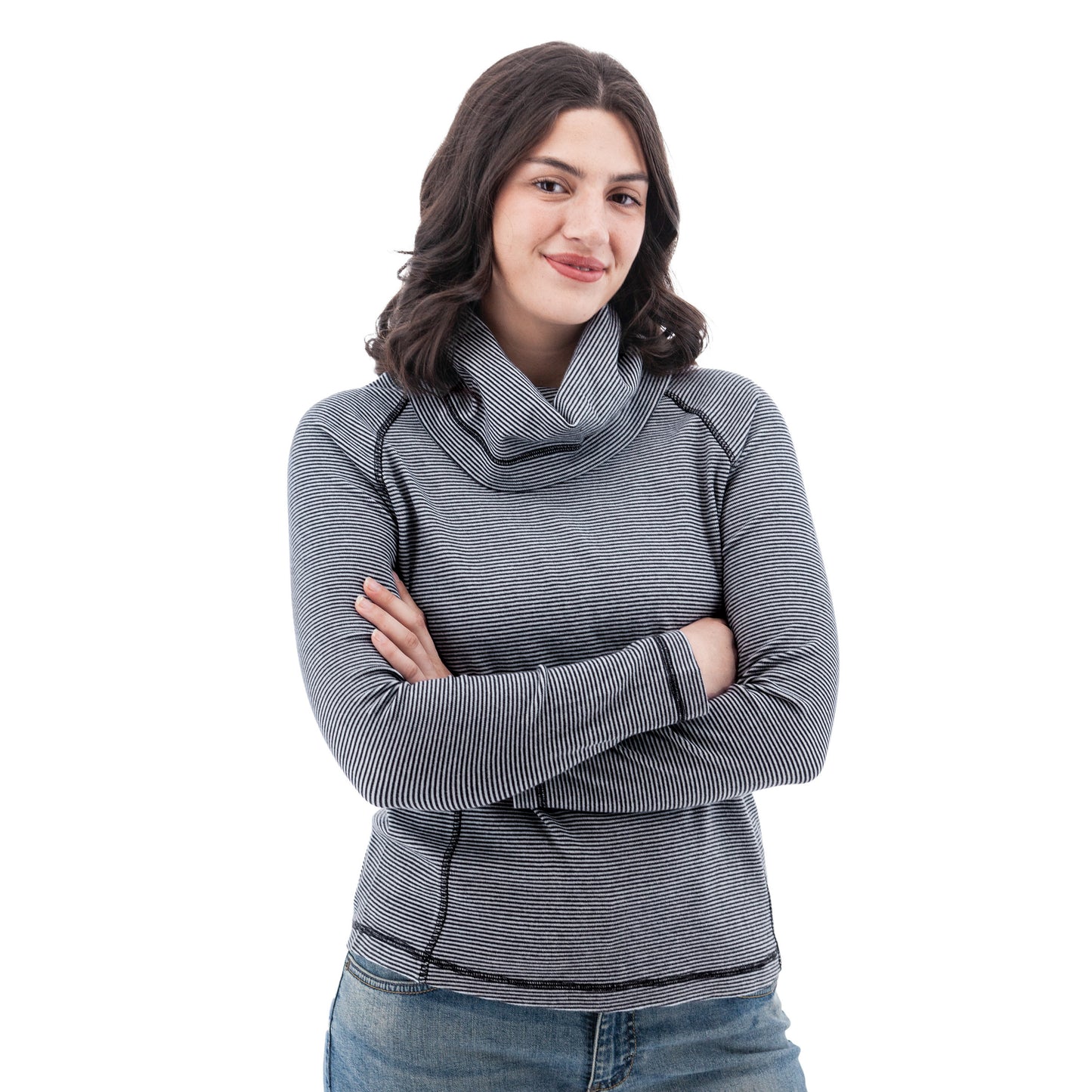 OLD RANCH BRANDS Wrenley Cowl Neck Pullover