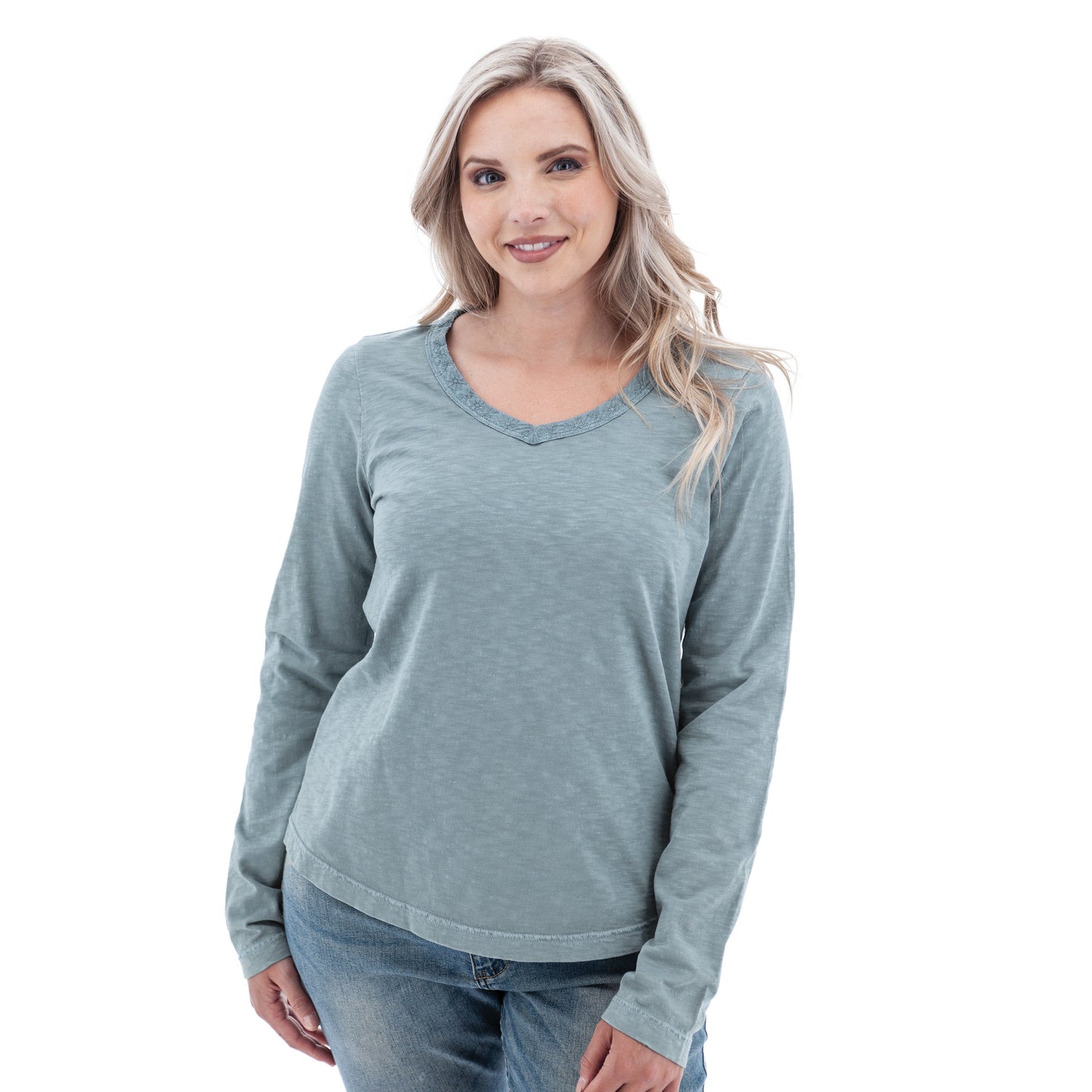 OLD RANCH BRANDS Layla Organic V-Neck Top