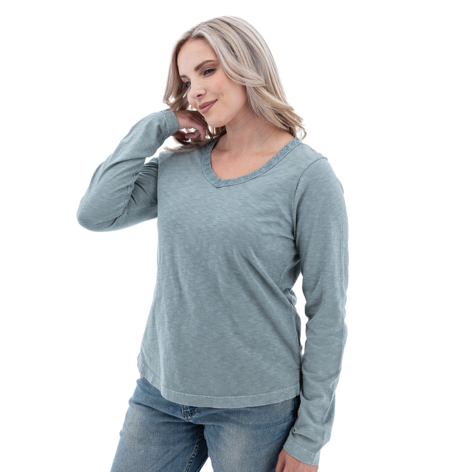 OLD RANCH BRANDS Layla Organic V-Neck Top