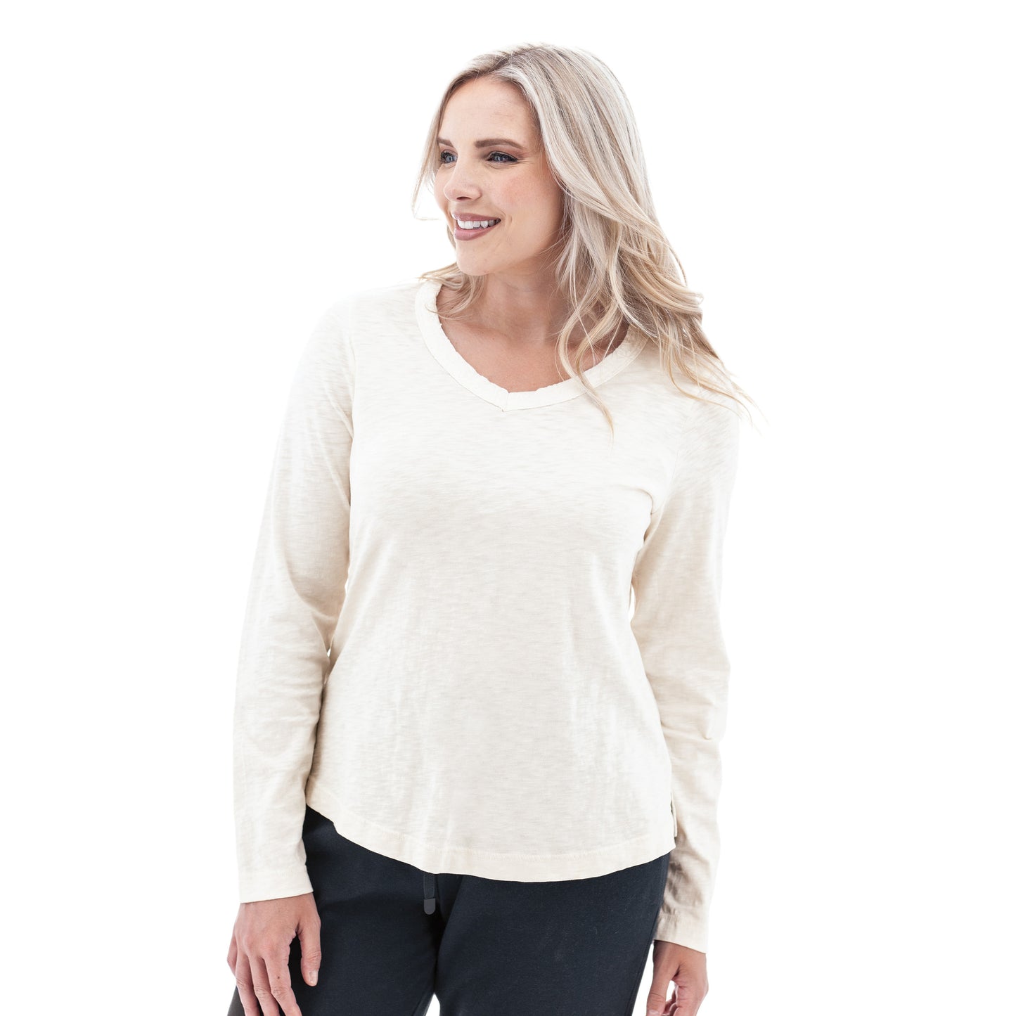 OLD RANCH BRANDS Layla Organic V-Neck Top