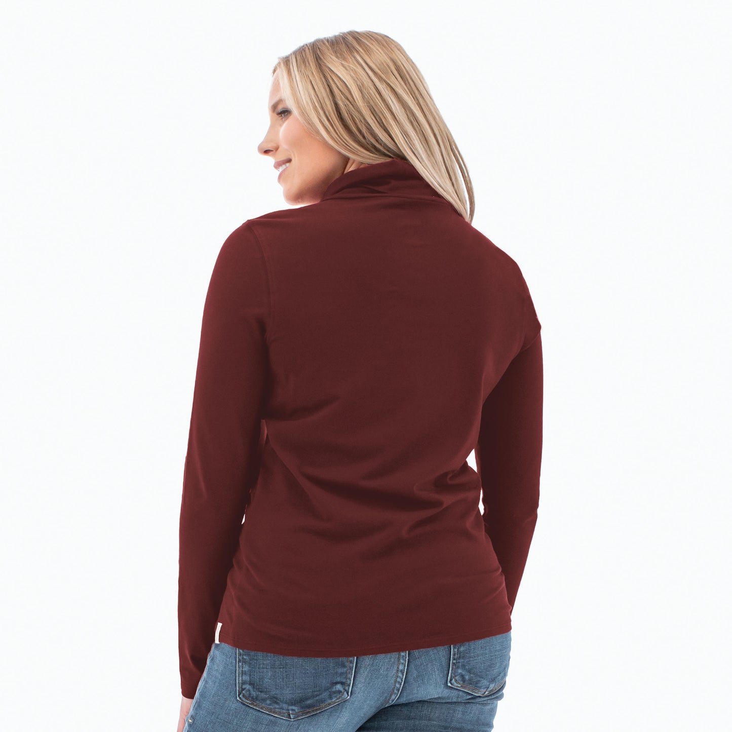 OLD RANCH BRANDS Teton Long Sleeve Turtleneck Top